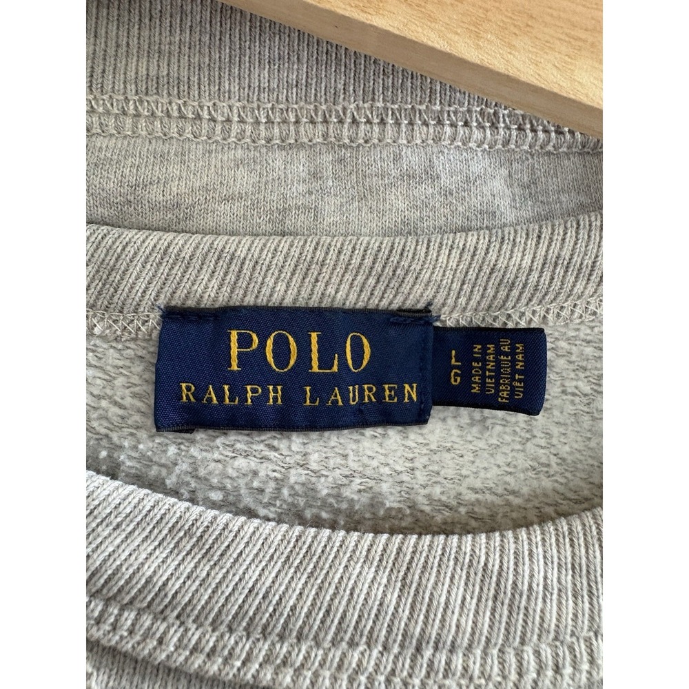 Polo Ralph Lauren Women's Crewneck Gray Pullover Sweatshirt size Large - Picture 3 of 3